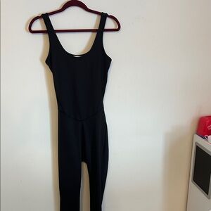 Sophisticated Black Sleeveless Jumpsuit